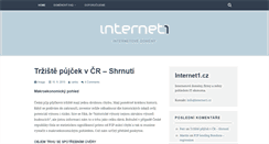 Desktop Screenshot of internet1.cz