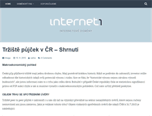 Tablet Screenshot of internet1.cz